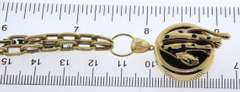 Romantic Yellow Gold Black Onyx Panther Necklace