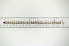 Bolivian Sterling Silver Leaf Link Bracelet