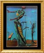 Salvador Dali, A Giraffe Aflame