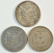 Sharp 1892-O, 1896-O, & 1897-O Morgan Silver Dollars