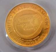 1997 W $ 5 Jackie Robinson Proof D Cameo  US Gold Coin