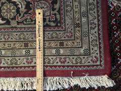 FINE  SILK & WOOL PERSIAN TABRIZ RUG