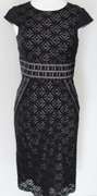 Sexy Black Color Tahari Dress