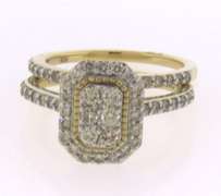 Beautiful 10kt Diamond Bridal Set