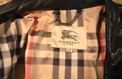 Burberry Men's Leather Jacket