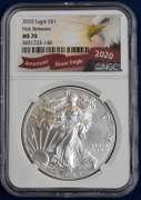 2020 American Silver Eagle NGC MS70 First Releases.