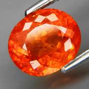 Vivid! 2.73ct top Fanta pumpkin Namibian Garnet