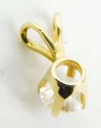 High Quality 14K Diamond Solitaire Pendant