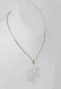 Sterling Silver Snowflake Necklace.