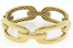 Wonderful Handmade Italian 14k Gold Chain Bracelet.