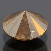 Eye catching 1.27ct smooth cut Chocolate Diamond solitaire