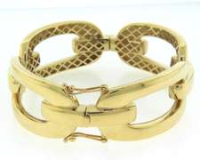 Wonderful Handmade Italian 14k Gold Chain Bracelet.