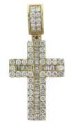 Stunning +2ctw Diamond Cross Pendant