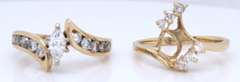 Majestic MArquise Diamond w RBC Bridal Set