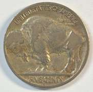 Key date 1923-S Buffalo Nickel in VF