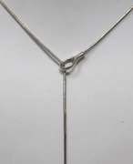 Sterling Silver Lariat Necklace