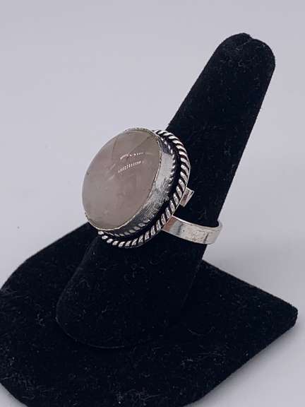 Gorgeous Natural Gemstone & Silver Cocktail Ring