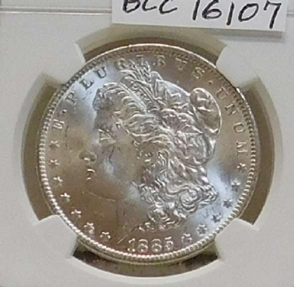 1885-O Morgan Dol NGC MS-63