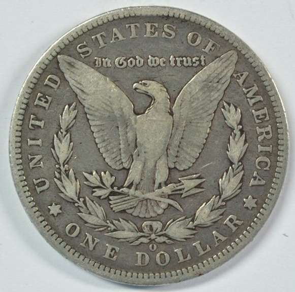 The rare 1895-O Morgan Silver Dollar in VF+