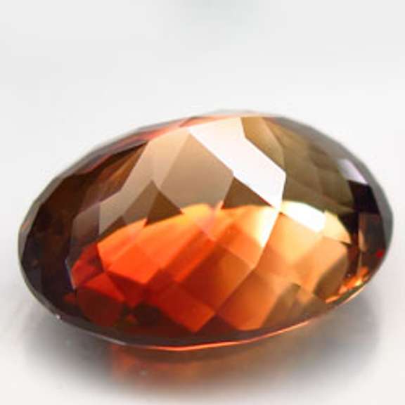 Exquisite 22.30ct whiskey red Imperial Topaz