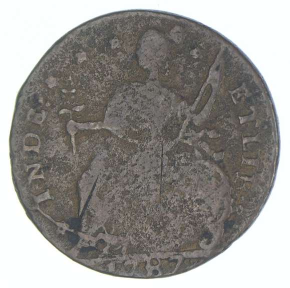 1787 United Stated Pre-Federal Connecticut Cent