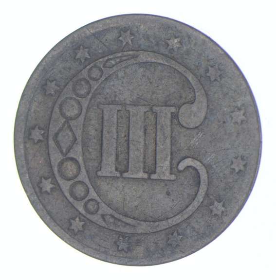 1862 Silver Three-Cent Piece