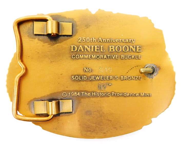 1984 Daniel Boone Commemorative Belt Buckle