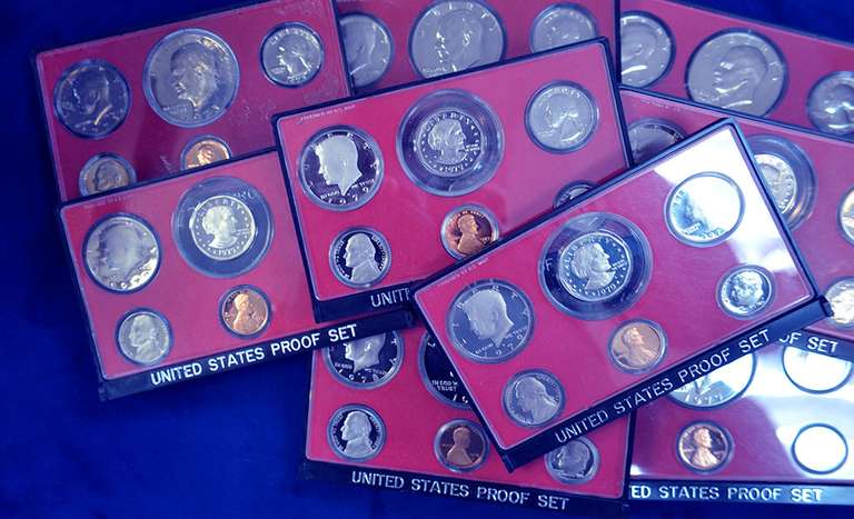 Estate Lot Of Proof Sets No  Box 11 Total