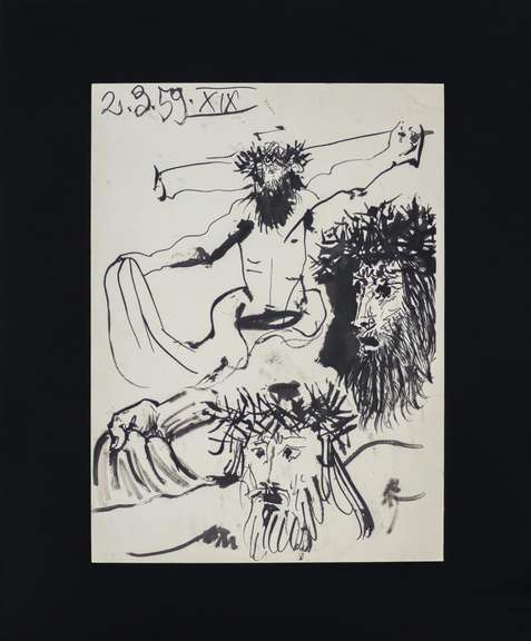 PABLO PICASSO JESUS ON THE CROSS (2.3.59. XIX)