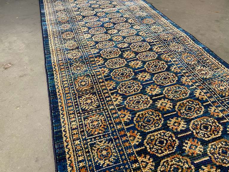 STUNNING MODERN BOKHARA RUNNER 8 FT