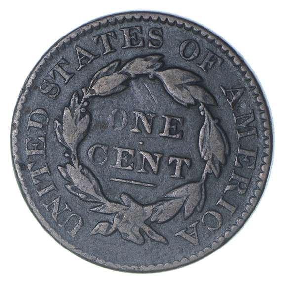 1826 Matron Head Large Cent - Circulated