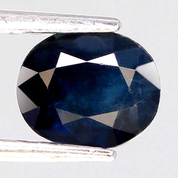 Heated only! Australian! 1.04ct midnight blue Sapphire