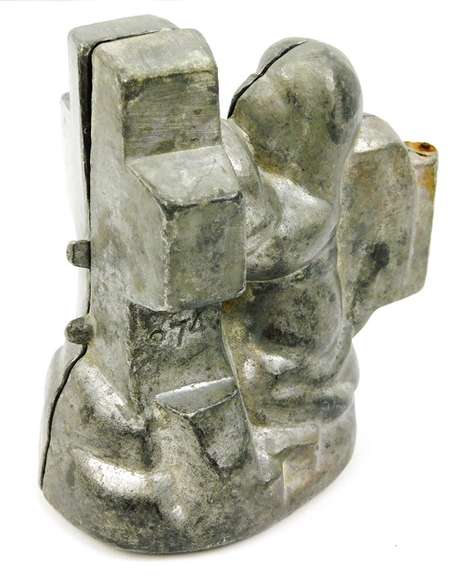 Antique Angel & Cross Easter Ice Cream Mold