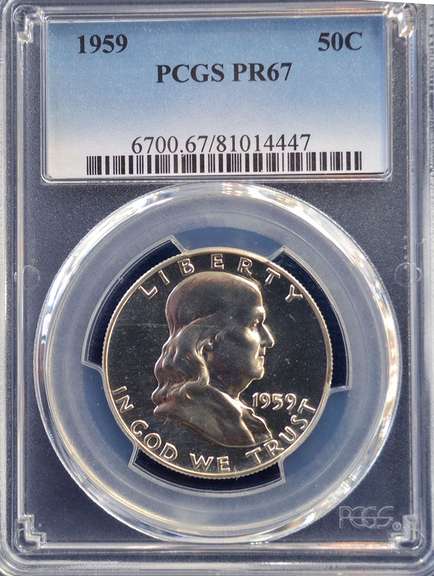 1959 PCGS Proof 67 50C