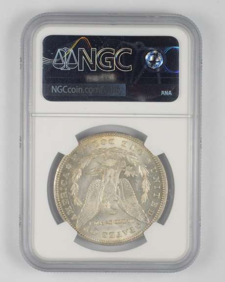 MS63 1892 Morgan Silver Dollar - Graded NGC