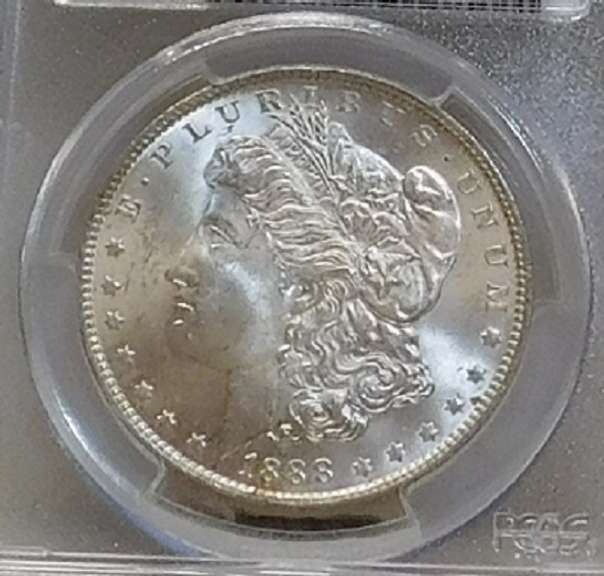 1880-O Morgan Dollar PCGS MS-63 hard date