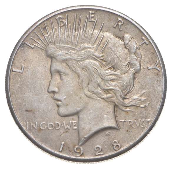 1928 Peace Silver Dollar