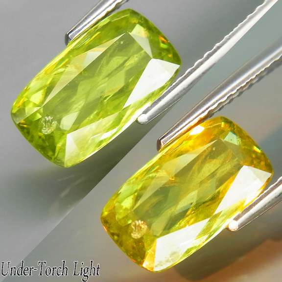 Glittering 2.71ct rainbow spark Sphene