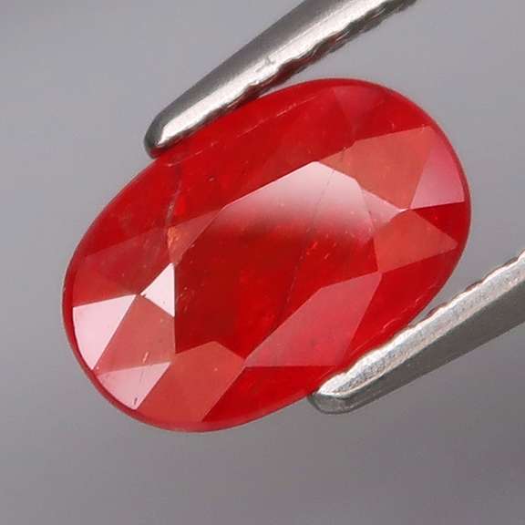 Eye catching 1.97ct Imperial red Songean Sapphire