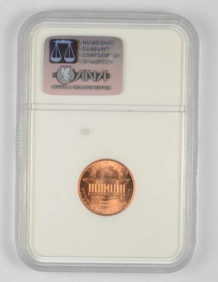 MS67 RD 1995 Lincoln Memorial Cent - Double Die - Graded NGC
