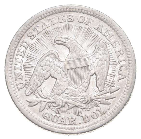 1853 Seated Liberty Quarter