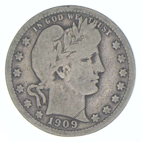 1909-O Barber Quarter