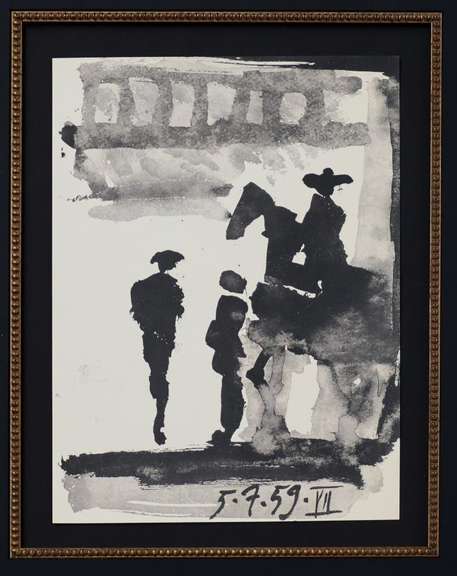 PABLO PICASSO UNTITLED (5.7.59 VII) 1961