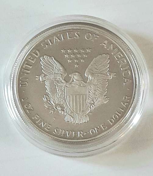 1988 S &1992 S Proof Silver Eagles With Boxs Papers