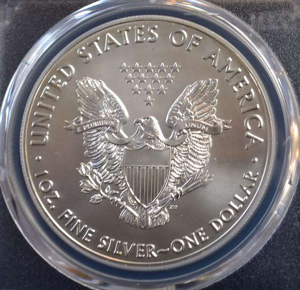 2016 $1 AMERICAN SILVER EAGLE PCGS MS70 FLAG FIRST STRIKE LABEL 30th ANNIVERSARY