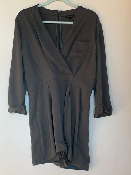 Olive Green Romper- Size 10