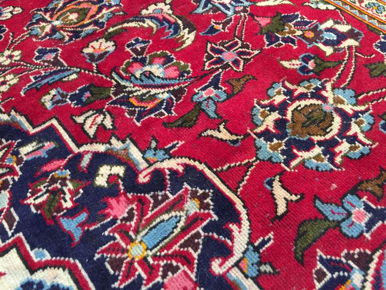 FINE AUTHENTIC PERSIAN KASHAN 9.7x13.1