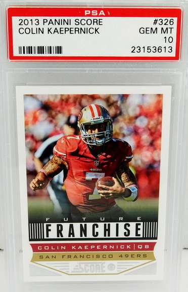 Colin Kaepernick Gem MT 10 Football Card