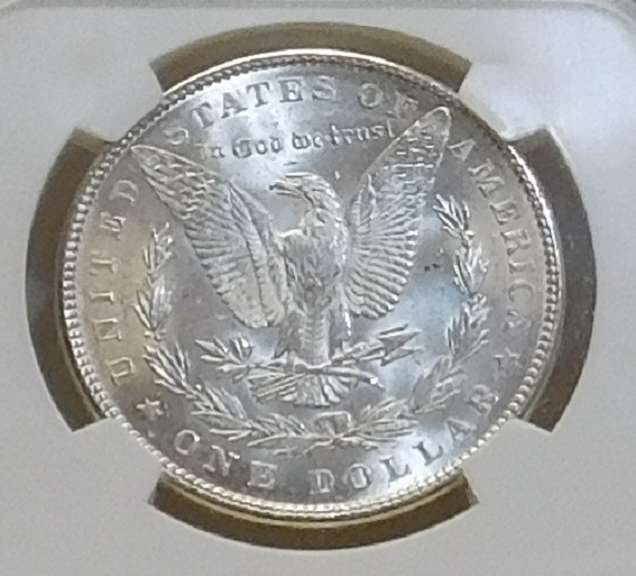 1890 Morgan Dollar PCGS MS-63 hard date