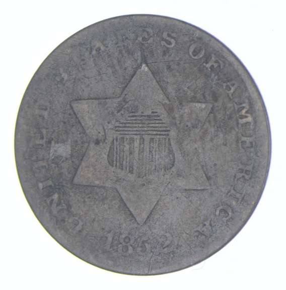 1862 Silver Three-Cent Piece